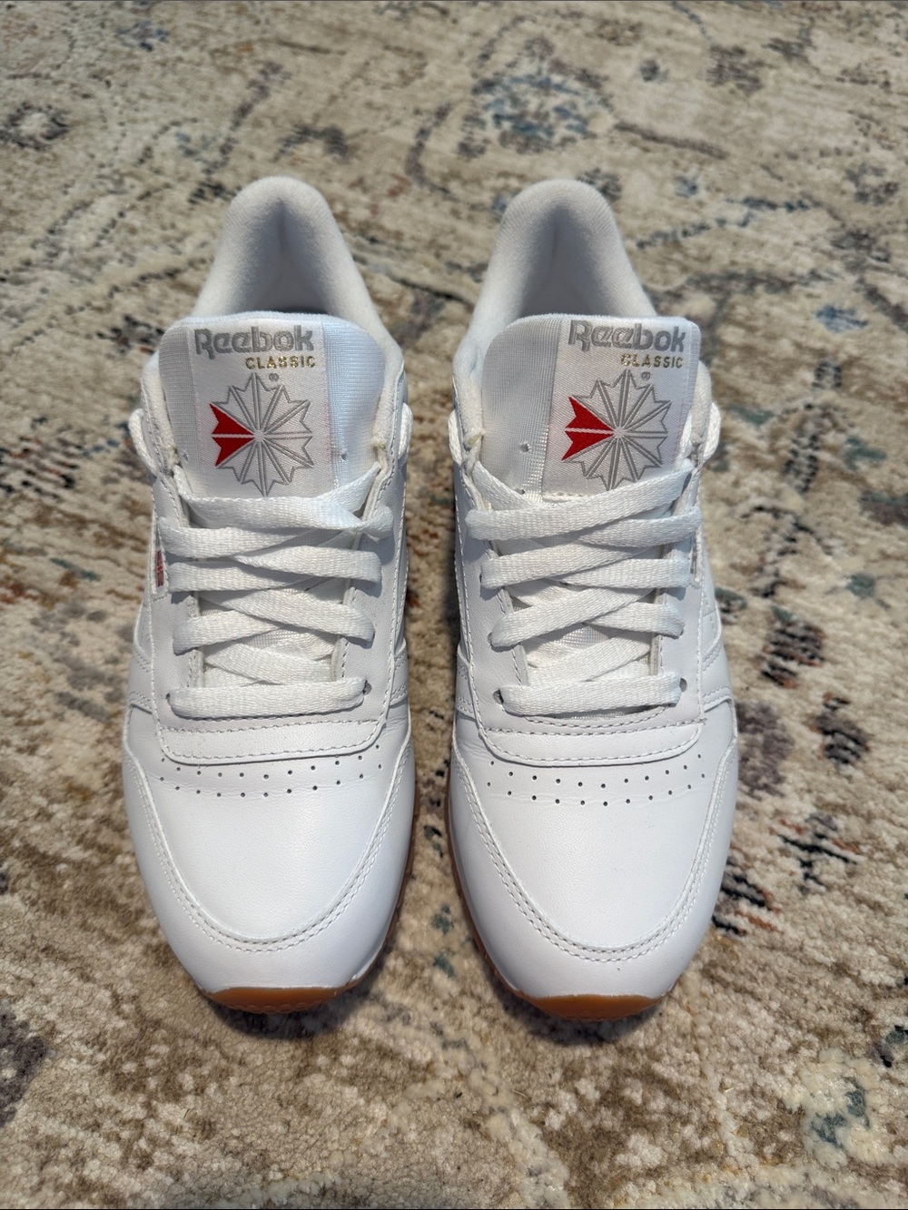 Reebok classic gum sole sneakers